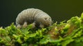 A the diverse inhabitants of this pond tiny water bears also known as tardigrades can be spotted with their barrelshaped