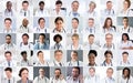 Diverse Multicultural Medical Doctor Photo Collage Royalty Free Stock Photo