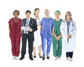 Diverse Multiethnic Cheerful Medical Team