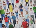 Diverse People Community Crowd Communication Concept Royalty Free Stock Photo