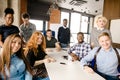 Diverse people united in one business team Royalty Free Stock Photo