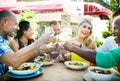 Diverse People Friends Hanging Out Drinking Concept Royalty Free Stock Photo