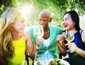 Diverse People Friends Hanging Out Drinking Concept Royalty Free Stock Photo