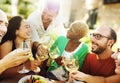 Diverse People Friends Hanging Out Drinking Concept Royalty Free Stock Photo