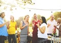 Diverse People Friends Hanging Out Drinking Concept Royalty Free Stock Photo