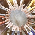 Diverse People Friendship Togetherness Connection Aerial View Co Royalty Free Stock Photo