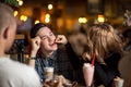 Diverse People Hang Out Pub Friendship Royalty Free Stock Photo