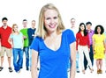 Diverse People Happiness Friendship Togetherness Concept Royalty Free Stock Photo