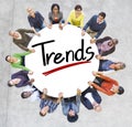 Diverse People Holding Hands Trends Concept