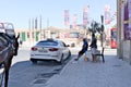 Valletta, Malta, August 2019. People of the island. Taxi drivers relax while waiting for customers.