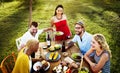 Diverse People Party Togetherness Friendship Concept Royalty Free Stock Photo