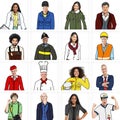 Diverse People in Professional Occupation Concept