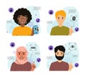 Diverse People Using Biometric Authentication