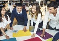 Diverse Students Learning Standing Library Concept Royalty Free Stock Photo