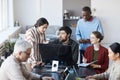 Diverse Team of Business People Working in Office Royalty Free Stock Photo