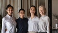 Diverse team of female business leaders standing together Royalty Free Stock Photo