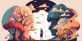 Diverse thinking and different points of view of cognition with doubts in the mind Generative AI