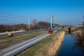 Diverse traffic on the drie merenweg (N205) in Hoofddorp The Netherlands Europe