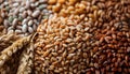 Diverse Wheat Varieties: A Comprehensive Overview of Types and Characteristics Royalty Free Stock Photo