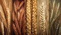 Diverse Wheat Varieties: A Comprehensive Overview of Types and Characteristics Royalty Free Stock Photo