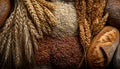 Diverse Wheat Varieties: A Comprehensive Overview of Types and Characteristics Royalty Free Stock Photo