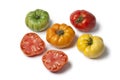 Diversity of Beefsteak Tomatoes Royalty Free Stock Photo