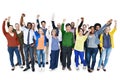 Diversity Casual Team Cheerful Success Community Concept Royalty Free Stock Photo