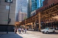 Diversity on Chicago Loop corner of Franklin & Lake