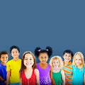 Diversity Children Friendship Innocence Smiling Concept Royalty Free Stock Photo