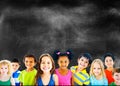 Diversity Children Friendship Innocence Smiling Concept Royalty Free Stock Photo