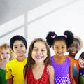 Diversity Children Friendship Innocence Smiling Concept Royalty Free Stock Photo