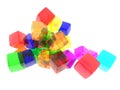 Diversity Cubes Royalty Free Stock Photo