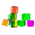 Diversity Cubes Royalty Free Stock Photo