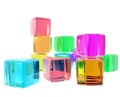 Diversity Cubes Royalty Free Stock Photo