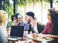 Diversity Friends Brainstorming Teamwork Meeting Concept Royalty Free Stock Photo