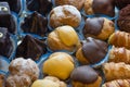 Diversity italian pastries Royalty Free Stock Photo