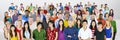 Diversity Large Group of People Multiethnic Concept Royalty Free Stock Photo