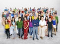 Diversity Large Group of People Multiethnic Concept Royalty Free Stock Photo