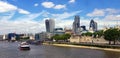 The diversity of the London Skyline, with buildings ancient and