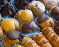 Diversity pastries from above Royalty Free Stock Photo