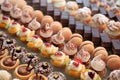 Diversity of pastry Royalty Free Stock Photo