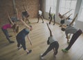 Diversity People Exercise Class Relax Concept Royalty Free Stock Photo