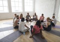 Diversity People Exercise Class Relax Concept Royalty Free Stock Photo