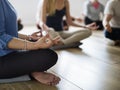 Diversity People Exercise Class Relax Concept Royalty Free Stock Photo