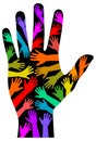 Diversity Rainbow Hand/eps
