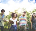 Diversity Teenagers Friends Friendship Team Concept Royalty Free Stock Photo