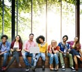 Diversity Teenagers Friends Friendship Team Concept Royalty Free Stock Photo