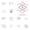 diversity of viewpoints colored hand drawn icon. Team icons universal set for web and mobile