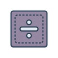 Color illustration icon for Divide, subdivide and calculate