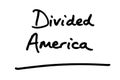 Divided America Royalty Free Stock Photo